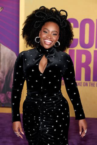 <p>Leon Bennett/Getty</p> Teyonah Parris