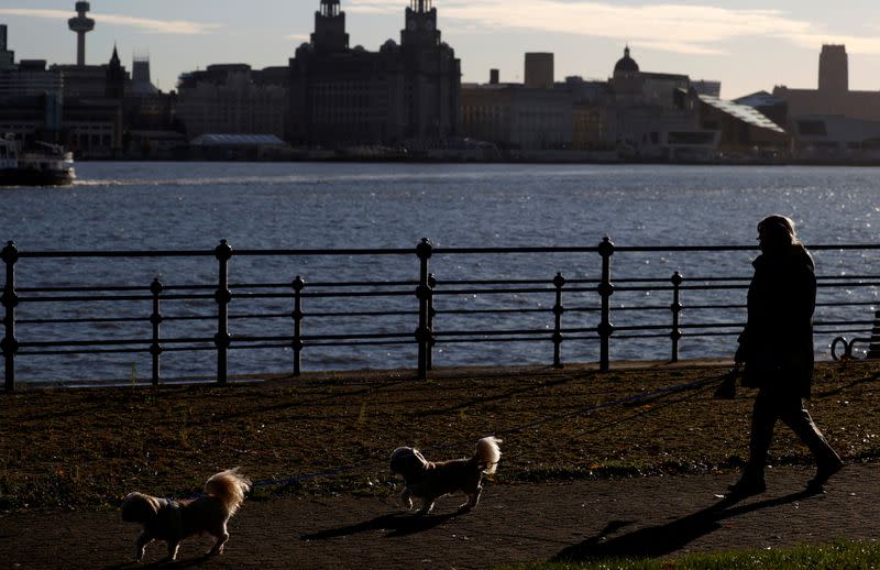 FILE PHOTO: The outbreak of the coronavirus disease (COVID-19), in Liverpool