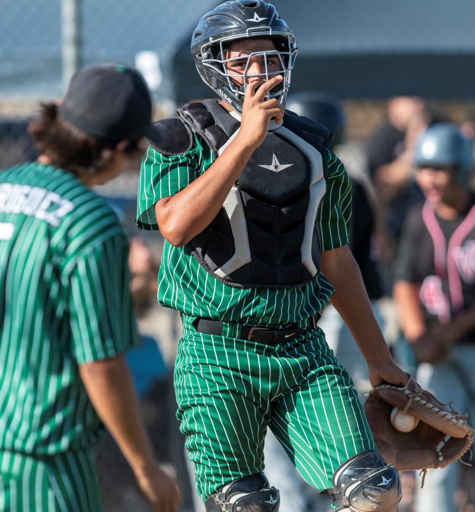 Victor Valley's Dominic Dominguez helped lead his team to the Desert Sky League title and was recently named the league's Player of the Year.