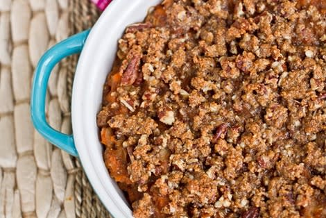 Sweet Potato Oatmeal Breakfast Casserole 