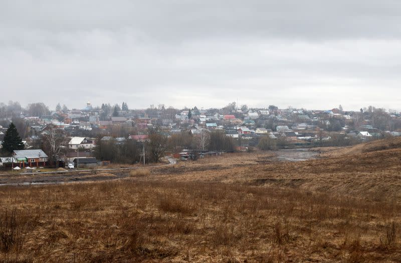 A view shows the town of Kireyevsk in the Tula region