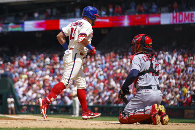 Kyle Schwarber Rocks Leadoff Home Run In Debut With Phillies