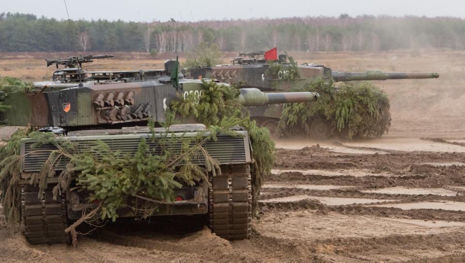 Der Leopard 2 gehört zu den modernsten Kampfpanzern der Welt. - Copyright: picture alliance/dpa | Stefan Sauer