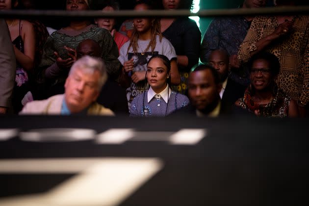 Tessa Thompson's Bianca is much more than just the anxious romantic partner to a boxing legend in 