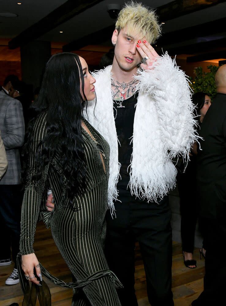 Noah Cyrus and Machine Gun Kelly. | Araya Diaz/Getty