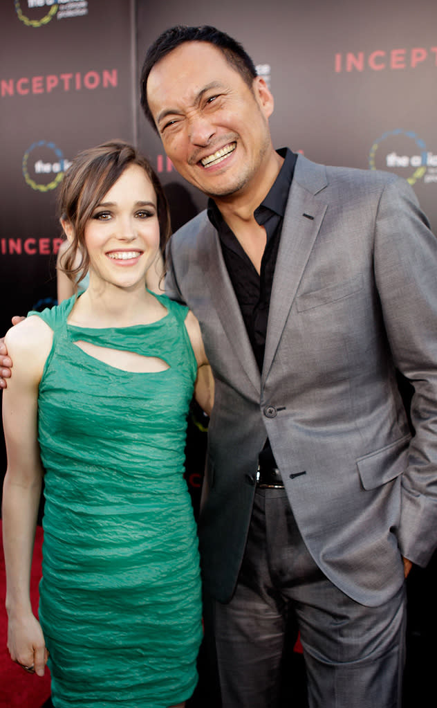 Inception LA premiere 2010 Ellen Page Ken Watanabe