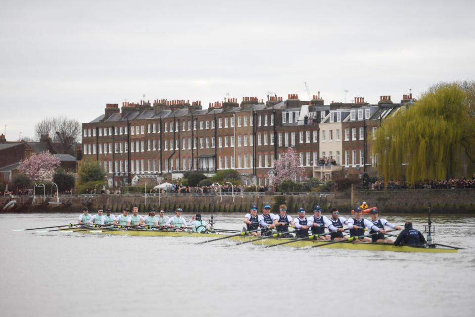 The Boat Race will be contested along the River Thames  (Getty Images)