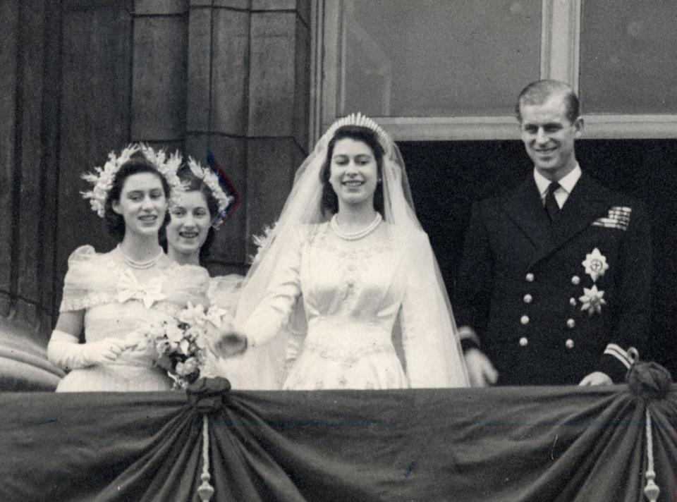 Princess Margaret, Lady Mary Cambridge, Queen Elizabeth, Philip Duke of Edinburgh