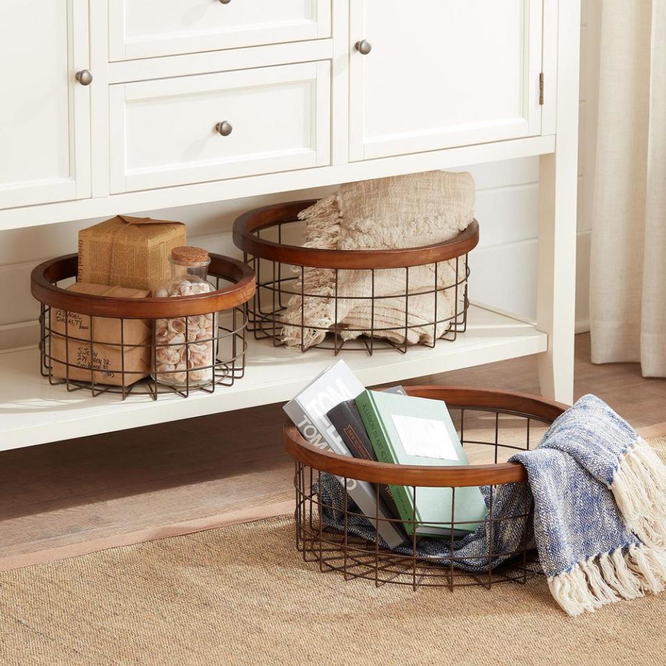 Store throws, bath essentials and so much more. (Photo: Home Depot)