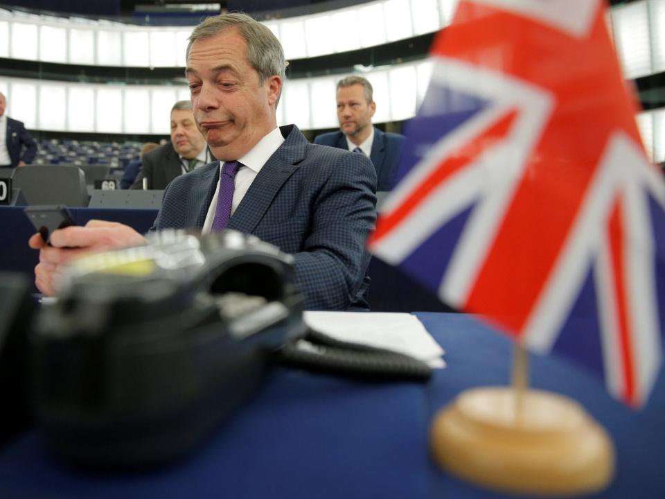 Nigel Farage attends European Summit on Brexit in France: Reuters