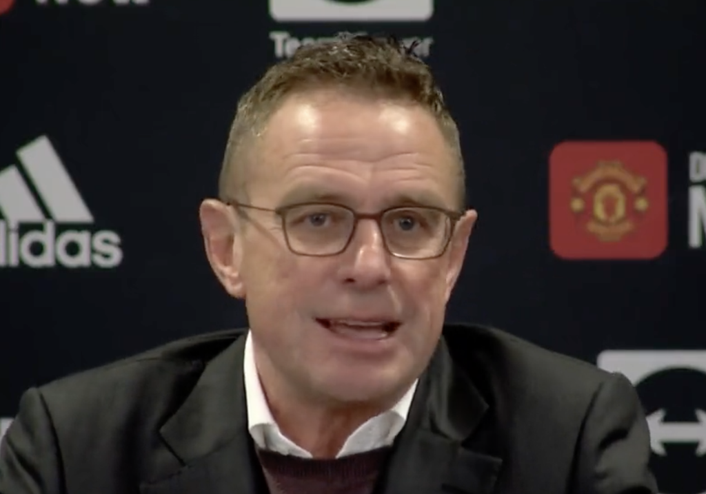 Ralf Rangnick was unveiled at a press conference on Friday (Sky Sports)