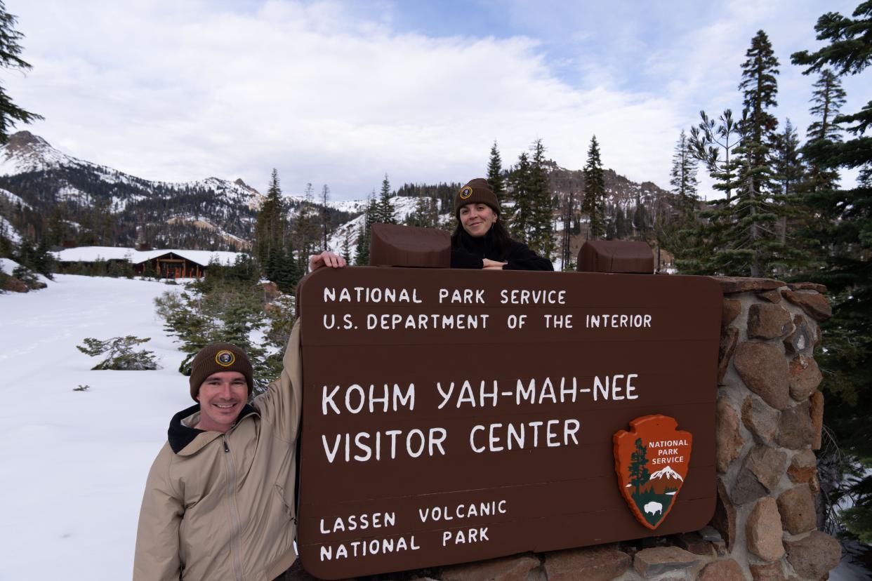 Lassen Volcanic National Park's Kohm Yah-mah-nee Visitor Center stays open all year.