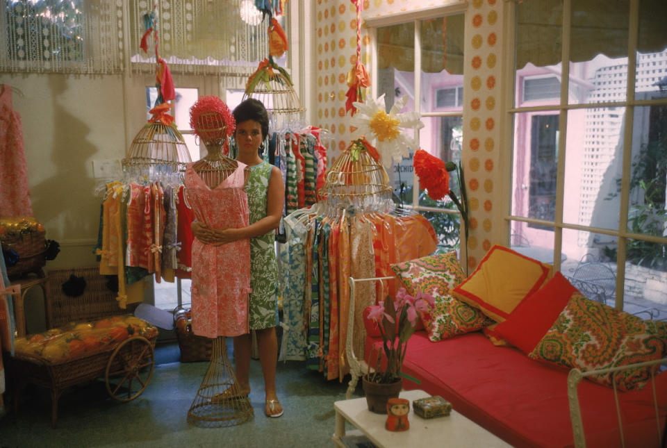 Lilly Pulitzer in her Palm Beach shop in 1964<p>Photo: Courtesy of Lilly Pulitzer</p>