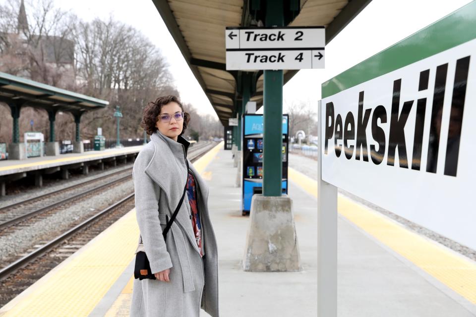 Peekskill resident Melissa Brady, 33, who commutes to Manhattan for work, says it's been challenging finding an affordable apartment in Westchester March 31, 2023 in Peekskill. Brady said she will be moving out of Westchester to Charlotte, North Carolina, after she had searched for apartments along the Hudson Line to shorten her commute, but found rents to be too high. 