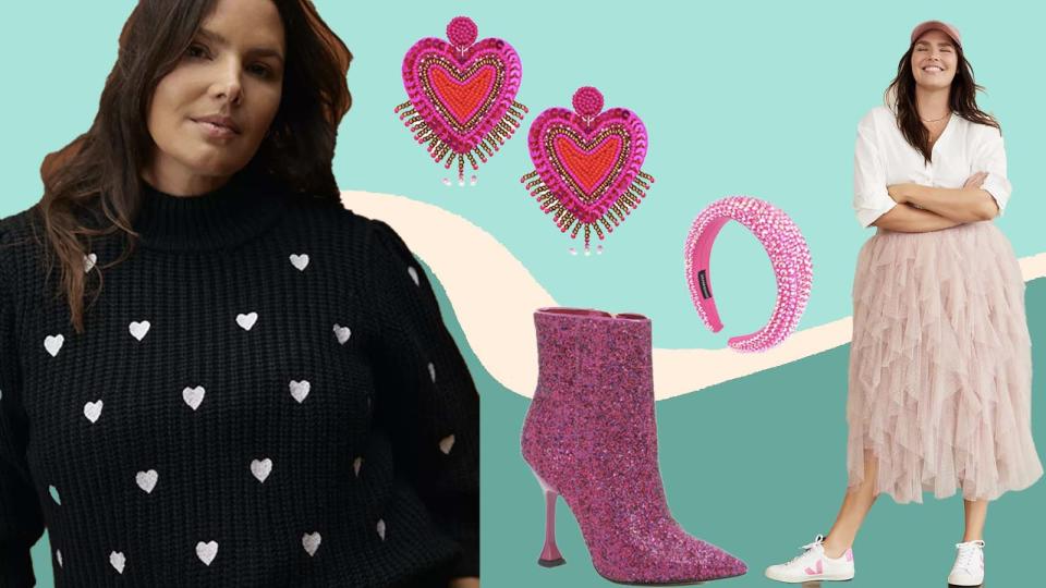 Plus-size Valentine's Day outfit ideas don't have to be hard, just follow this perfect example.
