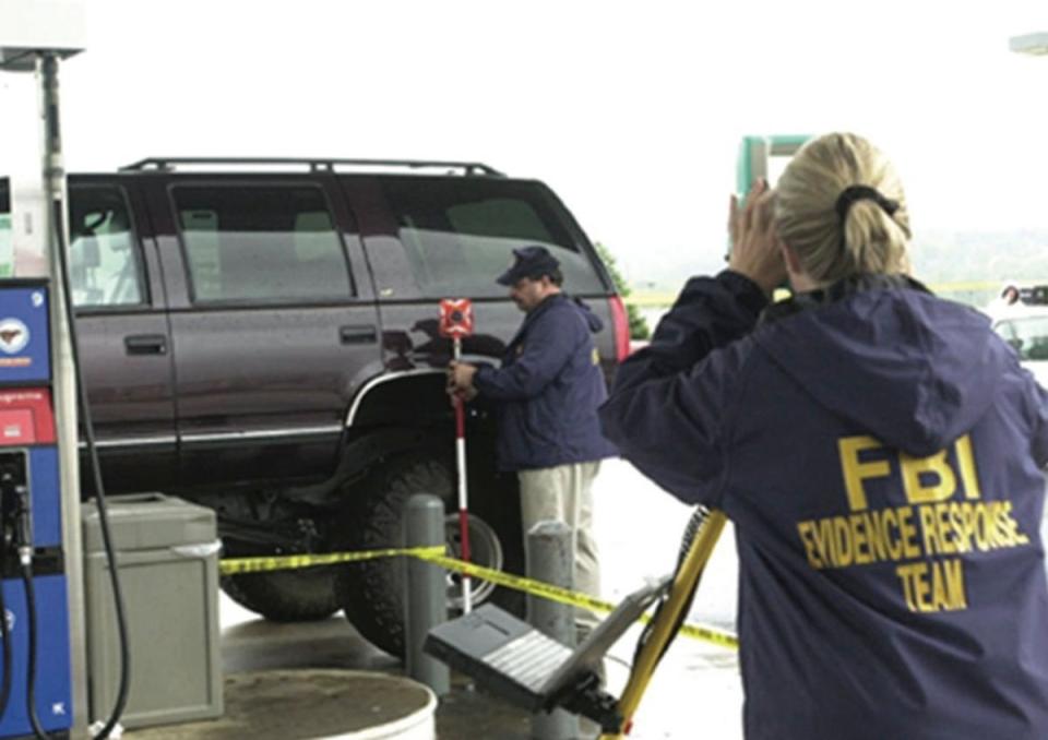 FBI officers on the scene of one of the shootings (FBI)