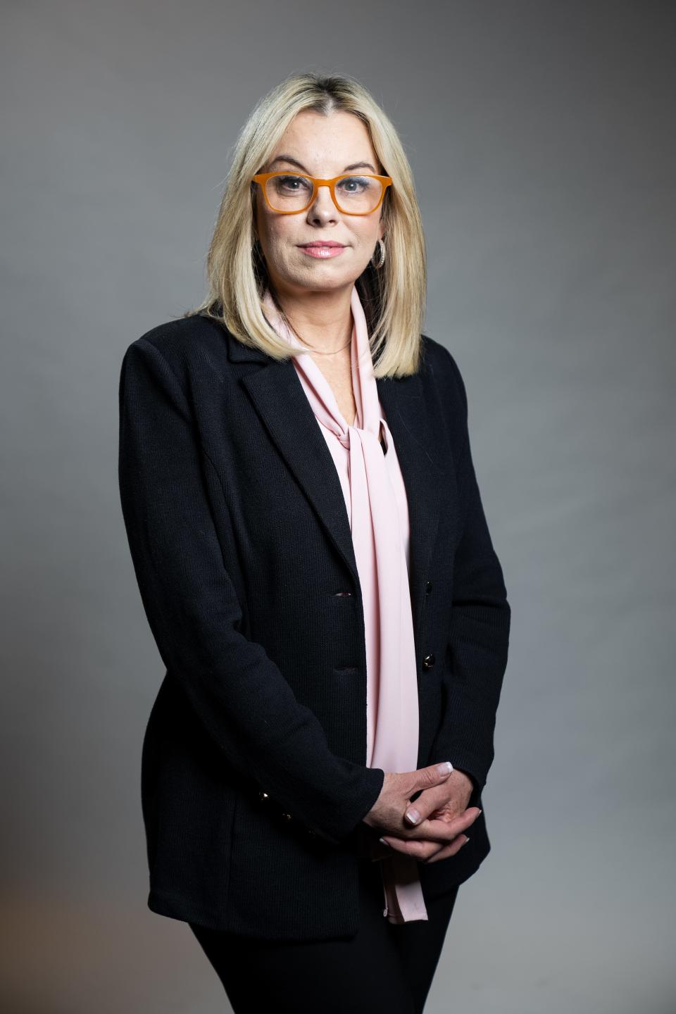 Hillary Schieve, mayor of Reno, Nev., poses for a portrait at the USA TODAY Washington D.C. bureau Thursday, July 20, 2023.