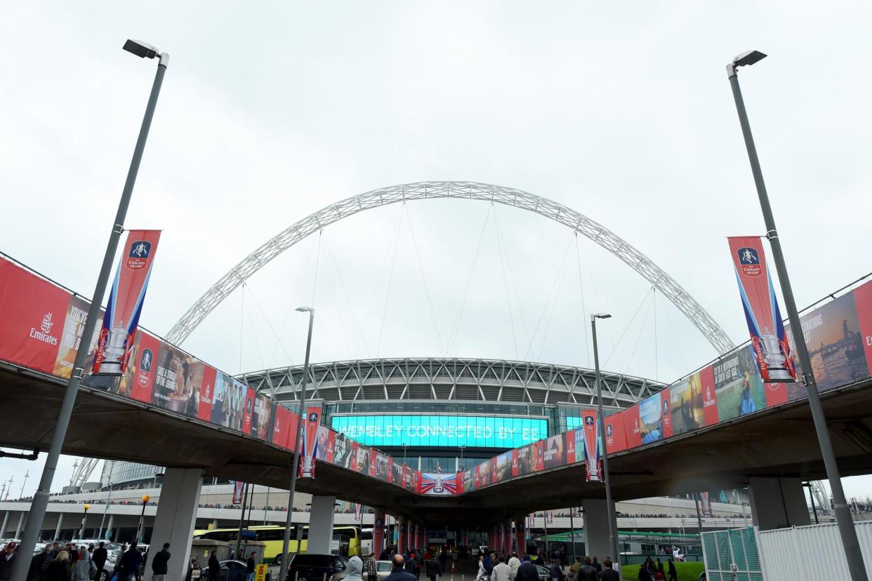 Wembley awaits: Chelsea will face Tottenham at the national stadium on April 22: Getty Images