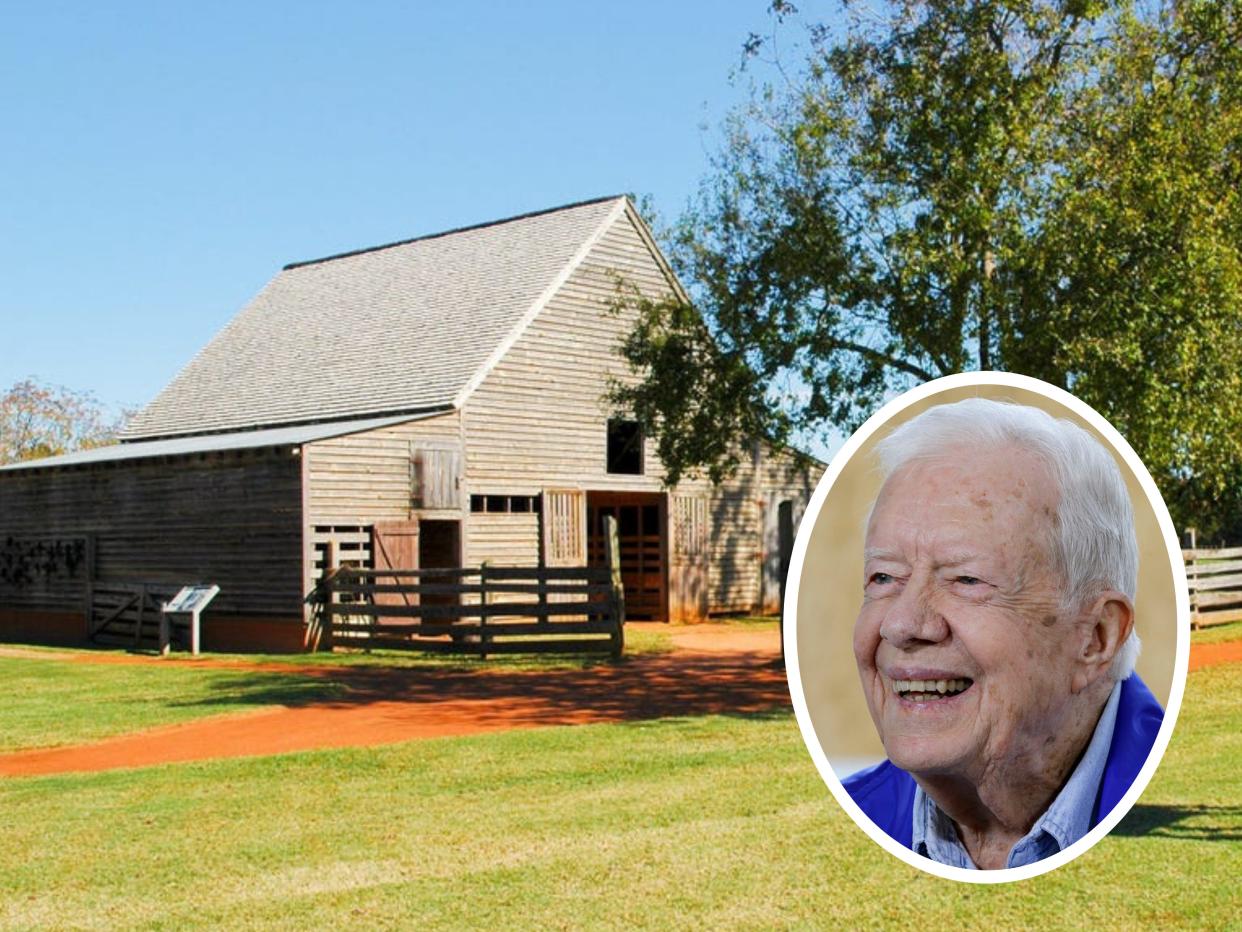 Jimmy Carter's childhood home in Plains, Georgia.