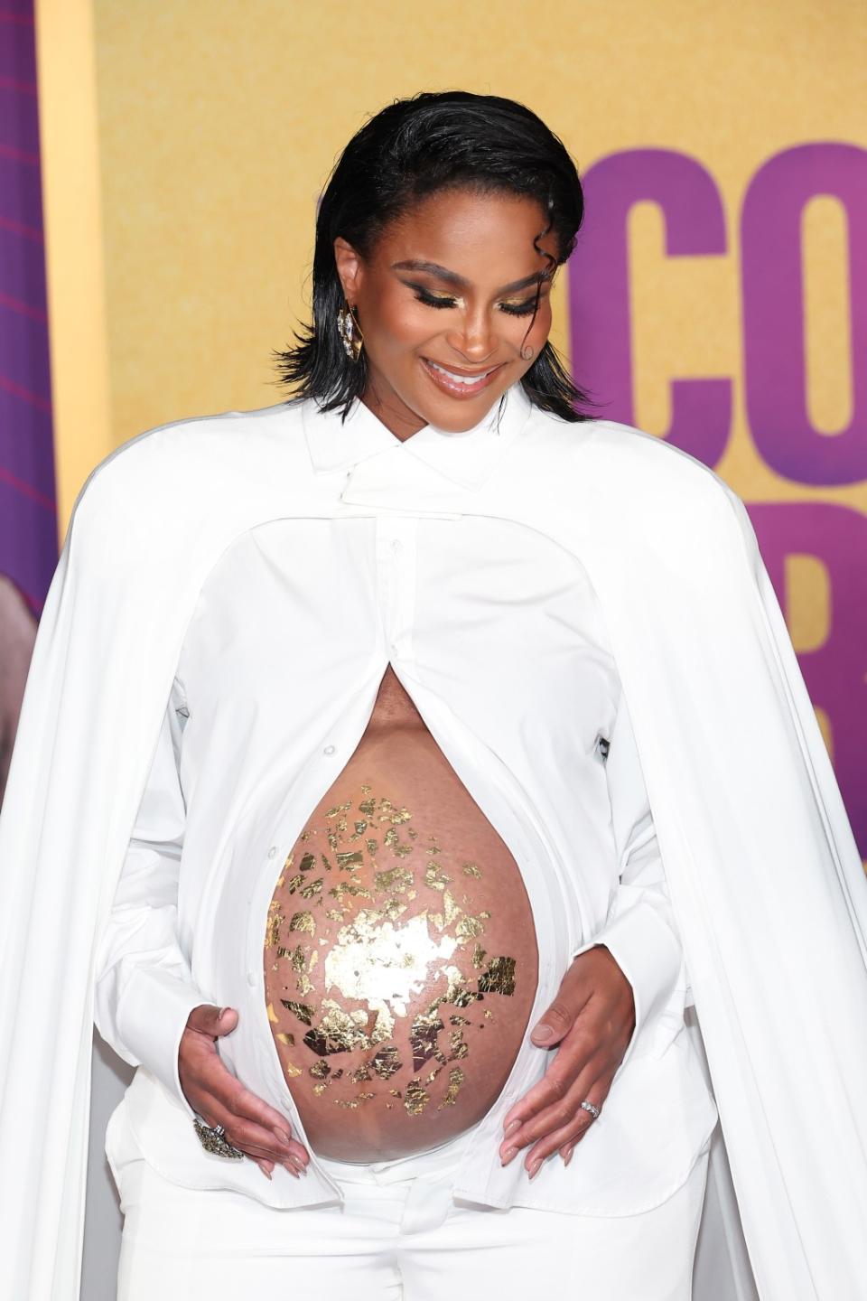 Ciara attends the World Premiere of Warner Bros.’ “The Color Purple” at Academy Museum of Motion Pictures on Dec. 6, 2023, in Los Angeles, California. (Photo by Leon Bennett/Getty Images)