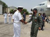 Vice Admiral Bimal Verma, AVSM, Chief of Staff, Eastern Naval Command presided over the induction ceremony