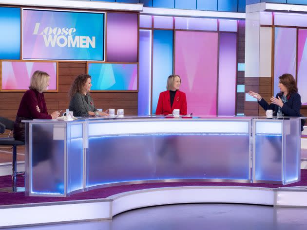 Kaye Adams, Nadia Sawalha, Carol McGiffin and Jane McDonald on Loose Women (Photo: Ken McKay/ITV/Shutterstock)