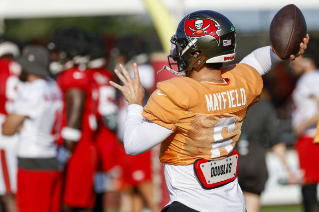 Baker Mayfield knows he's in a battle to be Bucs QB and he likes it