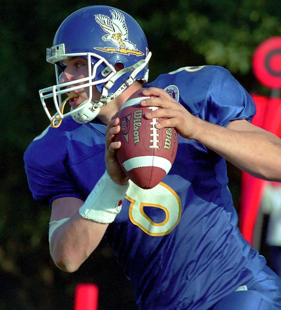 Marc Eddy threw 121 touchdown passes while at Bentley University.