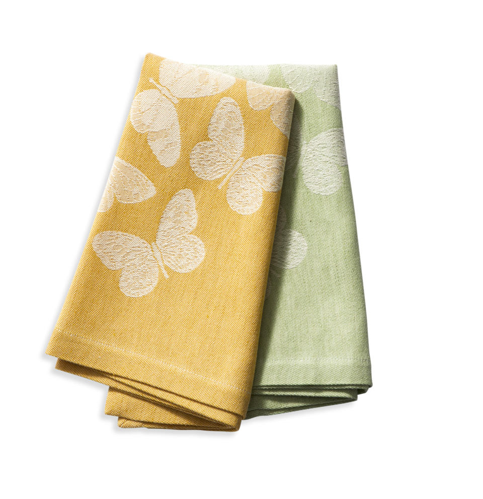 Butterfly Cluster Cotton-Linen Napkins