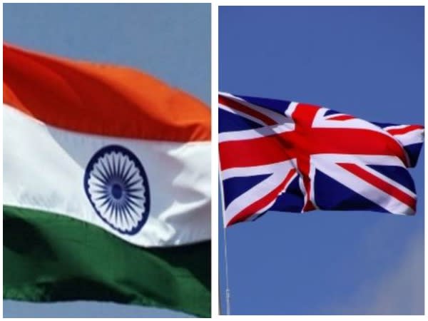 India and UK flags 