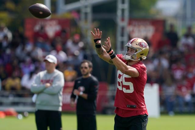 49ers practice report: TE George Kittle in action again