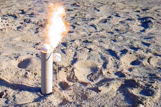 Crazy experiment sees marshmallow toasted with bunch of sparklers