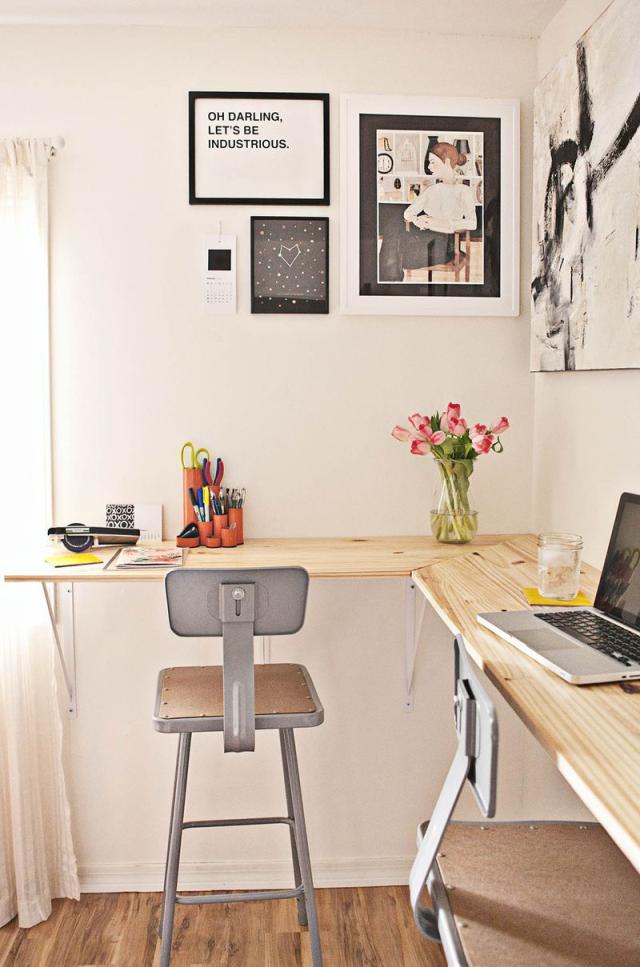 DIY Corner Desk - Shanty 2 Chic