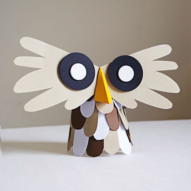 Autumnal Owl Puppet and Hat