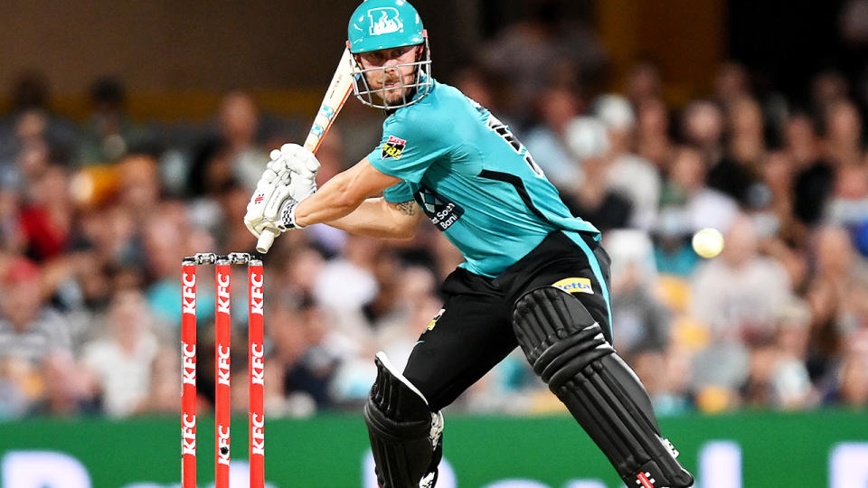 Chris Lynn, pictured here in action for the Brisbane Heat against Melbourne Stars.