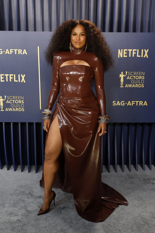 LOS ANGELES, CALIFORNIA - FEBRUARY 24: Ciara attends the 30th Annual Screen Actors Guild Awards at Shrine Auditorium and Expo Hall on February 24, 2024, in Los Angeles, California. (Photo by Frazer Harrison/Getty Images).<p>Frazer Harrison/Getty Images</p>
