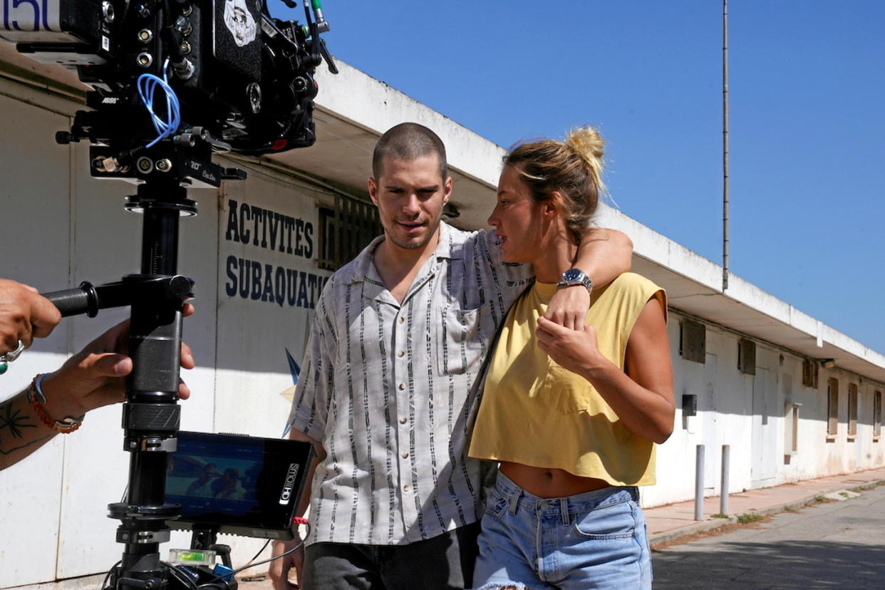 François Civil et Adèle Exarchopoulos dans le film de Gilles Lellouche L'Amour ouf, en compétition au Festival de Cannes.   - Credit:Studio Canal