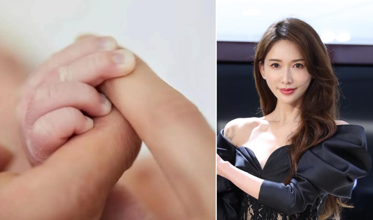 Taiwanese model-actress Lin Chi-ling announced the birth of her first child on 31 January 2022, the eve of the Lunar New Year. (Photos: Lin Chi-ling/Instagram, Getty Images)