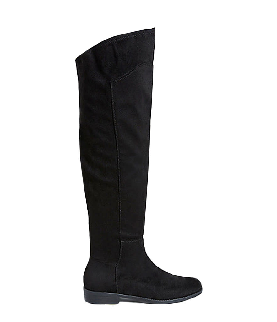 Lane Bryant Faux Suede Over The Knee Boot