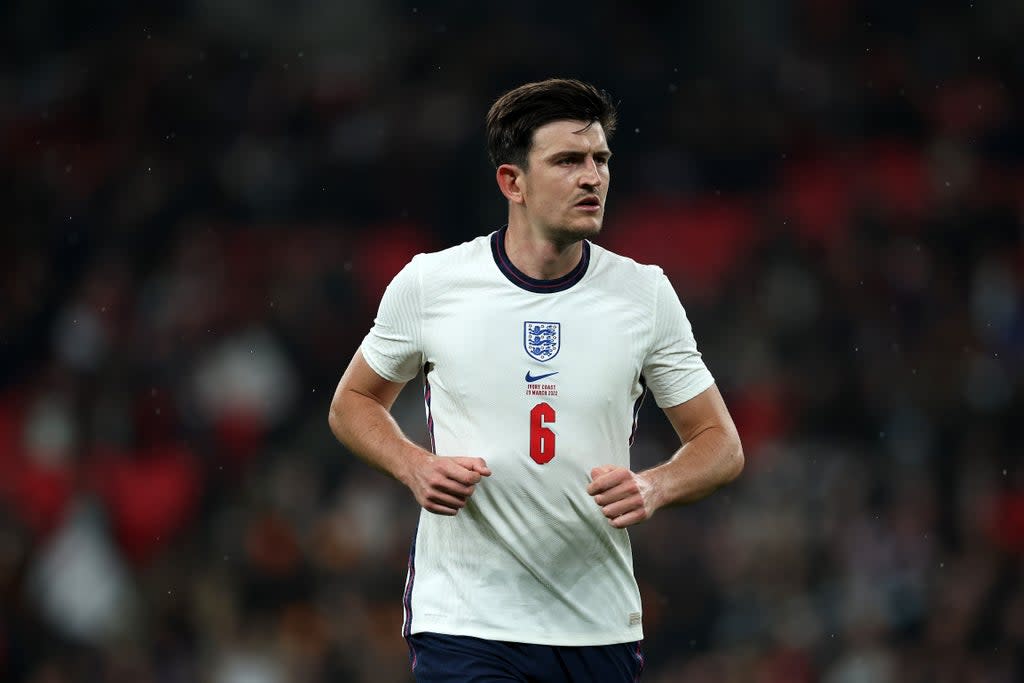 Harry Maguire was booed by England fans ahead of kick-off  (The FA via Getty Images)