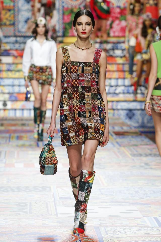 Dolce & Gabbana Make A Case For Sicilian Patchwork