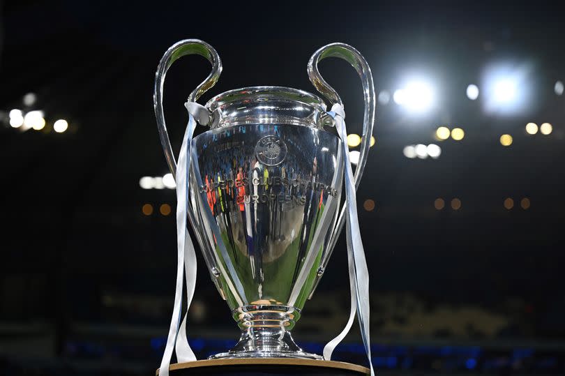 The Champions League trophy