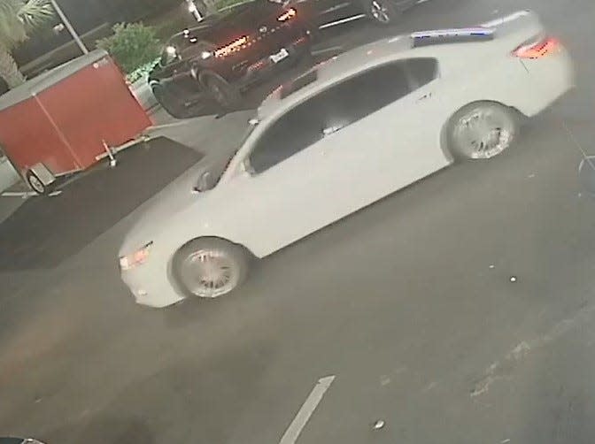 Fort Myers police detectives believe this white Honda Accord belonged to suspects in a June 25, 2022, shooting.