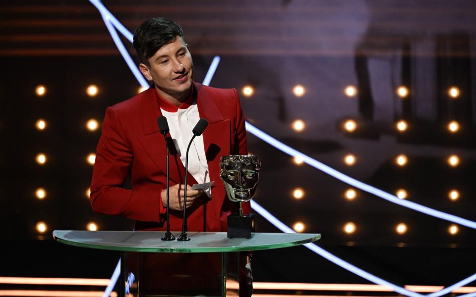 Barry Keoghan wins his Bafta - Stuart Wilson/BAFTA/Getty 