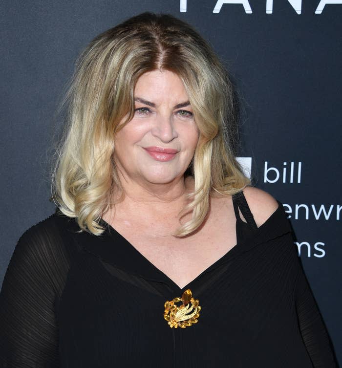 Kirstie Alley arrives at the premiere of The Fanatic on Aug. 22, 2019, in Los Angeles.