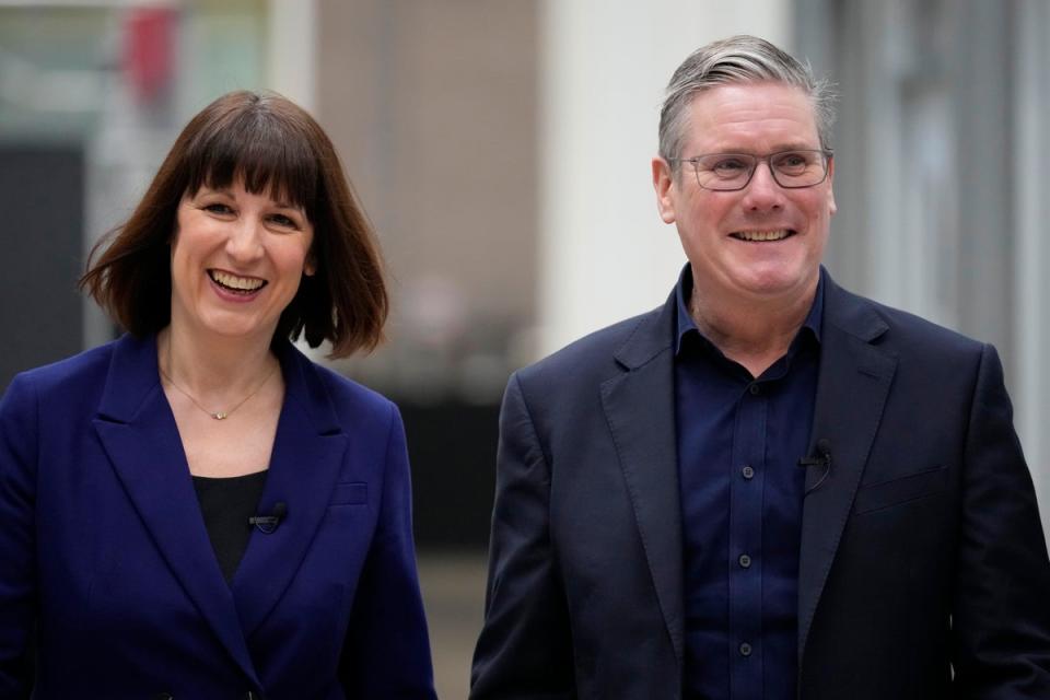 Rachel Reeves and Keir Starmer have scaled back their original green spending plans (Getty)