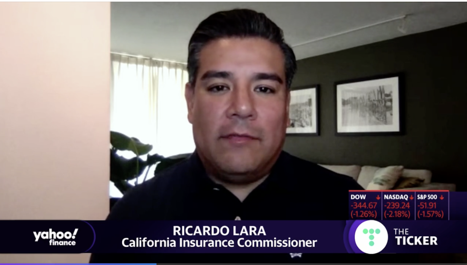 Ricardo Lara speaks to Yahoo FInance.