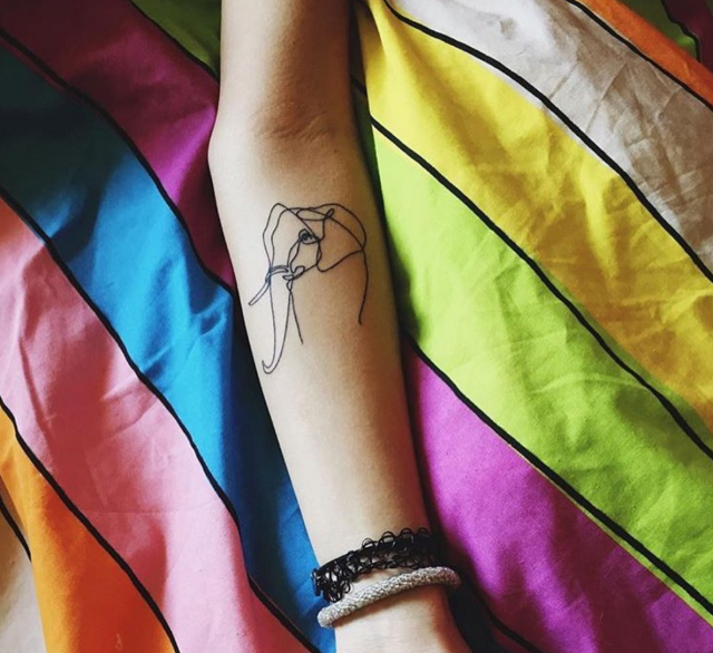 Minimalistic One Line Tattoos That Will Leave You Itching To Get Inked