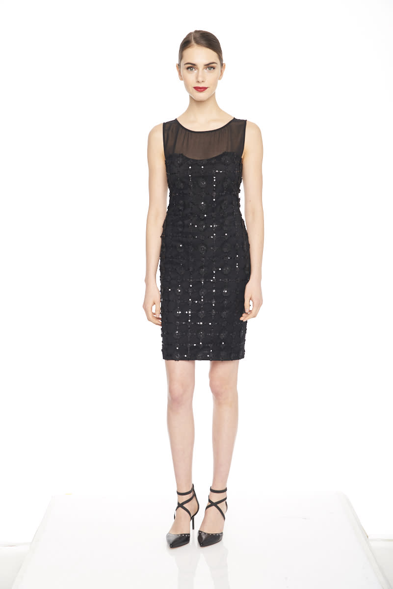 <p><em><a rel="nofollow noopener" href="https://www.karllagerfeldparis.com/category/karl+lagerfeld+paris/apparel/evening+dresses.do" target="_blank" data-ylk="slk:Beaded Black Cocktail Dress;elm:context_link;itc:0;sec:content-canvas" class="link ">Beaded Black Cocktail Dress</a>, </em><em>KARL LAGERFELD PA</em><em>RIS, $228</em></p>