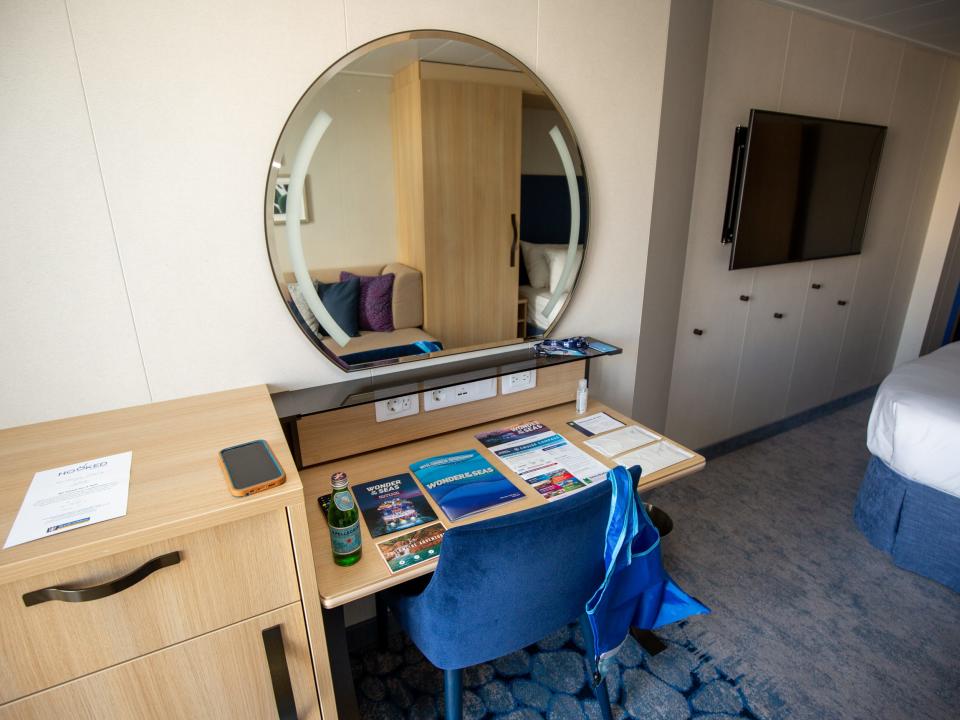 My balcony stateroom aboard Royal Caribbean's Wonder of the Seas